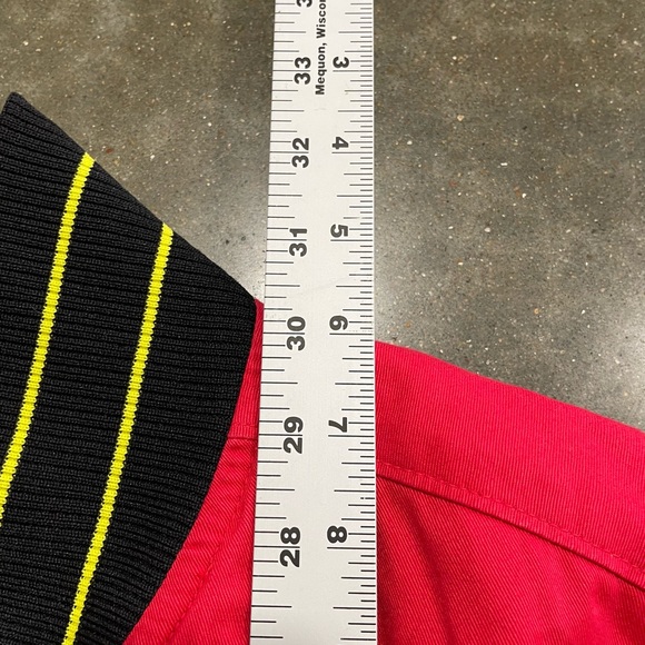 Trukfit "Truk Da Wurl" Varsity Jacket Men's Size Large Pre-Owned Red - Picture 5 of 6